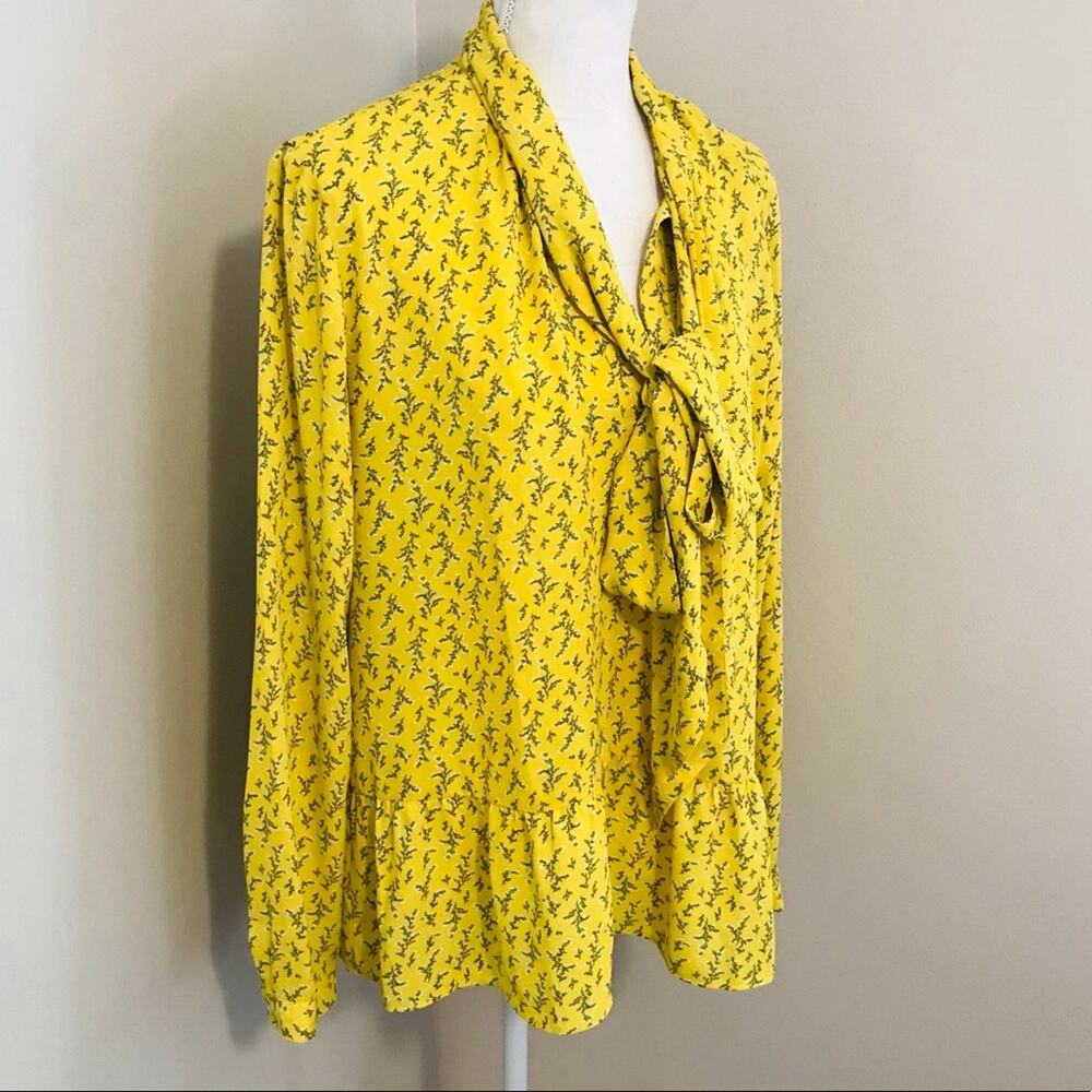 Loft Tie Peplum Blouse